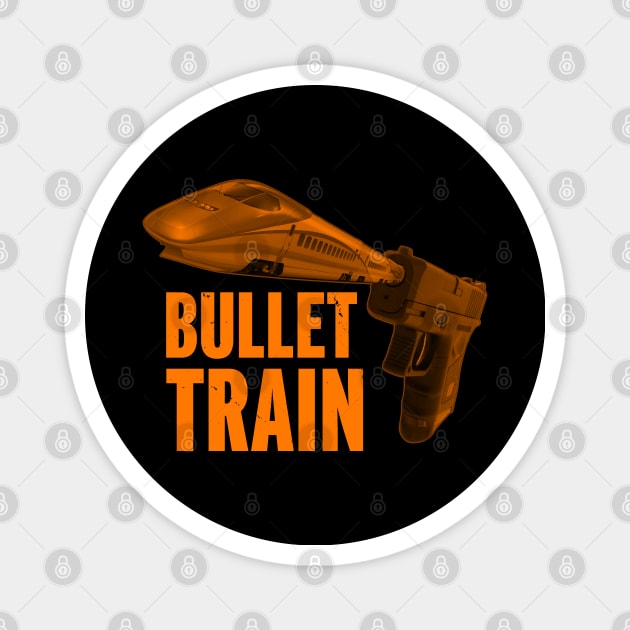 Cool Awesome Bullet Train Original Photographic Gun Art For Gun Fans Magnet by BoggsNicolas